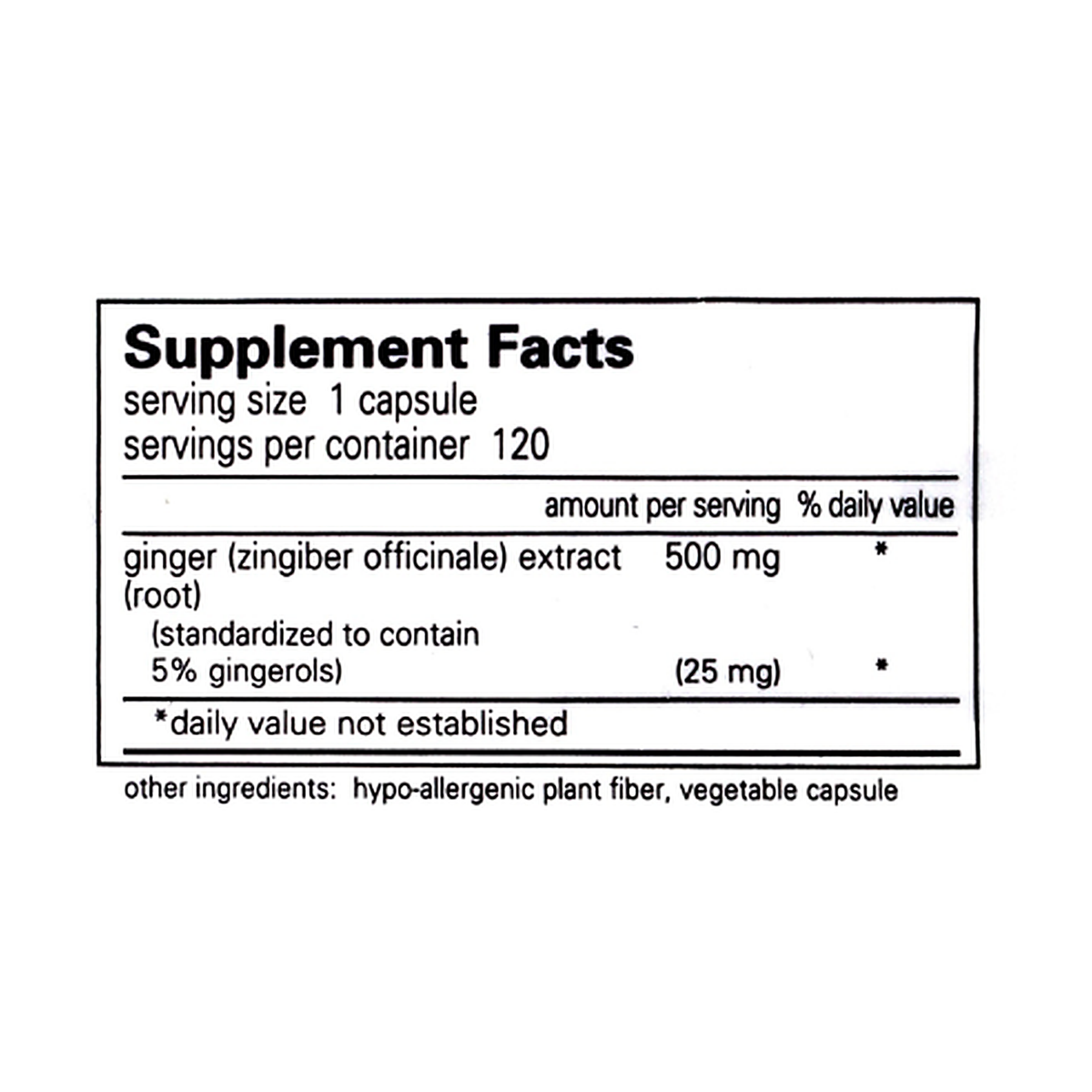 Ginger Extract