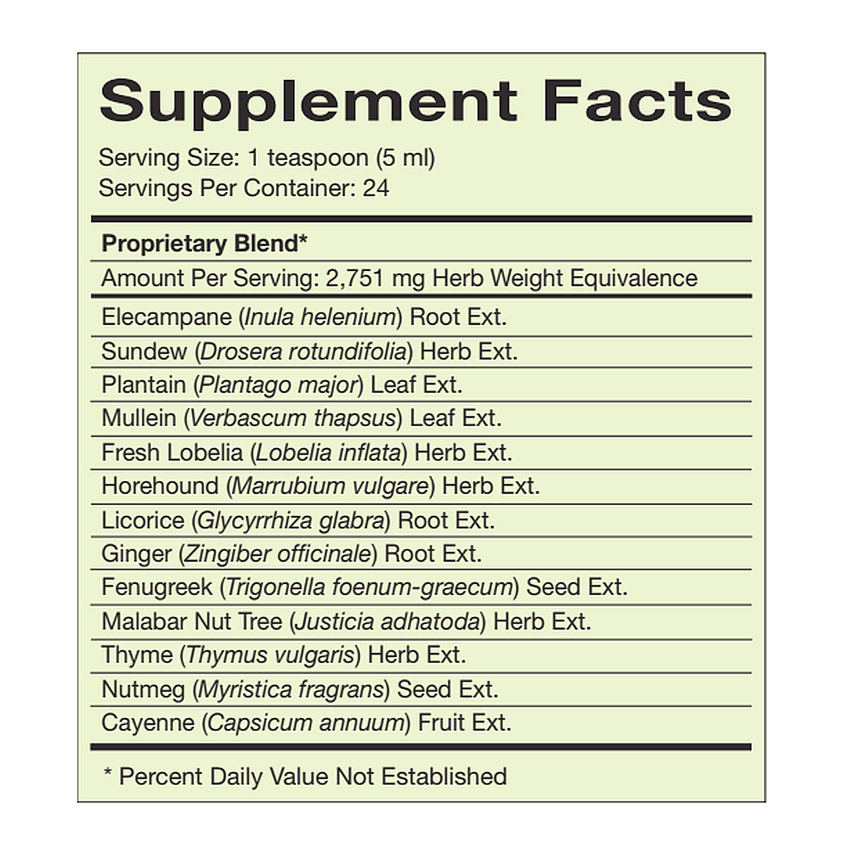 Lung & Bronchial Tonic