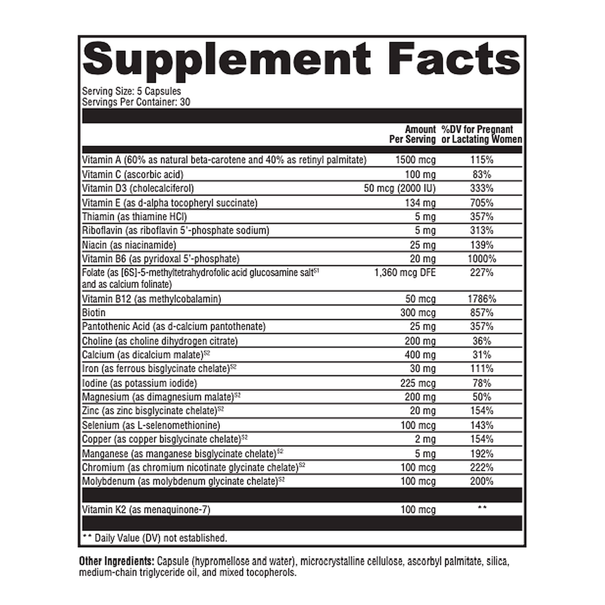 PreNatal MultiNutrients