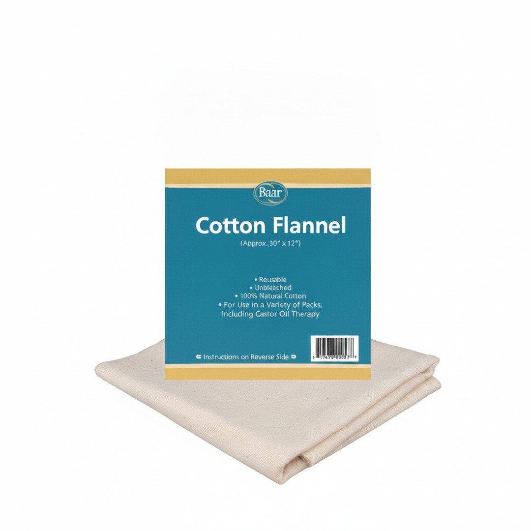 Cotton Flannel for Castor Oil